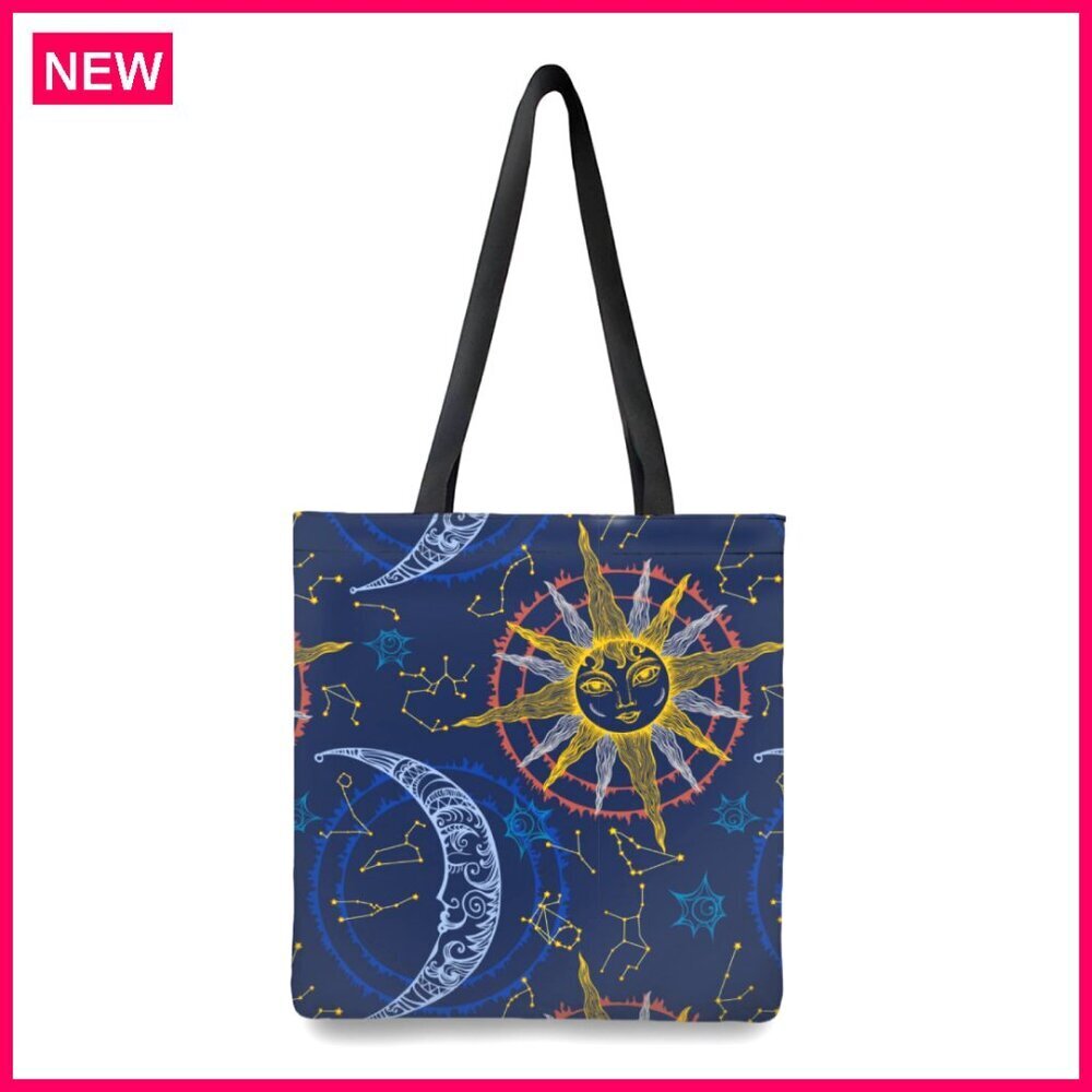 Large Reusable Shopping Tote Bag Heavy Duty Grocery Beach Everyday